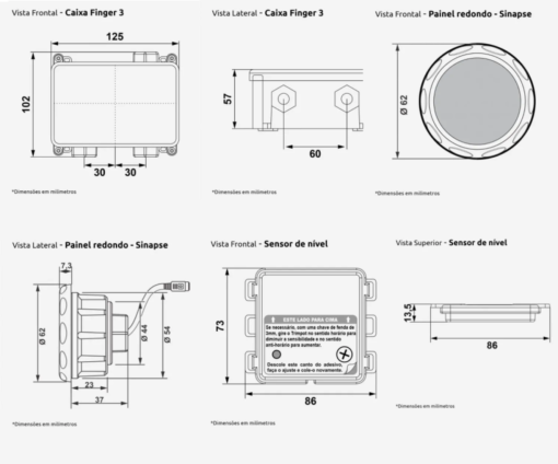 Acionador Sinapse Finger -2 - Bivolt - C. Sensor - Imagem 7